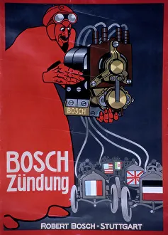 Bosch Prints: Poster advertising Bosch ignition systems