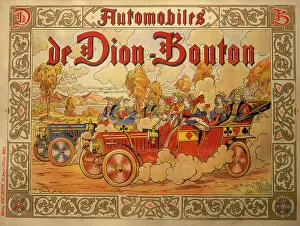 Poster advertising De Dion Bouton cars, (c1920s?). Artist: Job Nixon