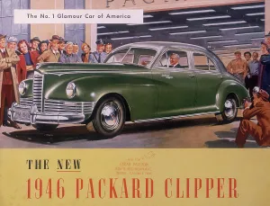 Garage Prints: Poster advertising a Packard Clipper, 1946