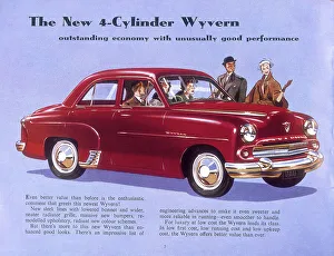 Admiring Prints: Poster advertising a Vauxhall Wyvern, 1956