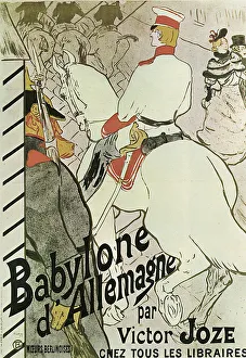Poster to the Book Babylone d Allemagne by Victor Joze, 1894. Artist: Henri de Toulouse-Lautrec