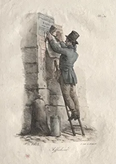 1758 1836 Prints: Bill Poster. Creator: Carle Vernet (French, 1758-1836)