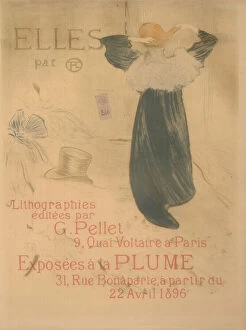 Prostitute Collection: Poster for 'Elles', 1896. Creator: Henri de Toulouse-Lautrec