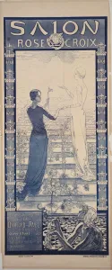 1892 Gallery: Poster for the First Salon de la Rose + Croix, 1892