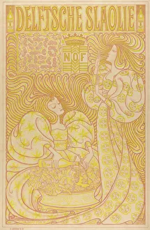 Toorop Prints: Poster for Loten van de Nationale tentoonstelling van vrouwenarbeid, 1898