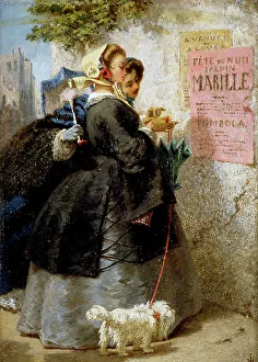 The Poster, mid-19th century. Creator: Johan Fredrik Hockert