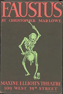 Doctor Faustus Prints: Poster from New York production of Dr