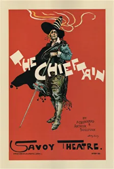 Hardy Prints: Poster for the Oper The Chieftain by A