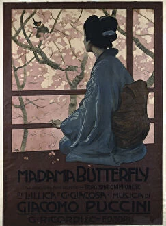 Images Dated 23rd May 2018: Poster for the Opera Madama Butterfly by G. Puccini