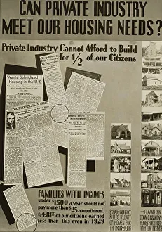 Wallach Division Picture Collection Prints: Poster by Record Section, Suburban Resettlement Administration