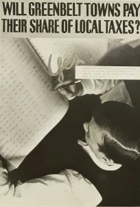 Taxation Prints: Poster by Record Section, Suburban Resettlement Administration
