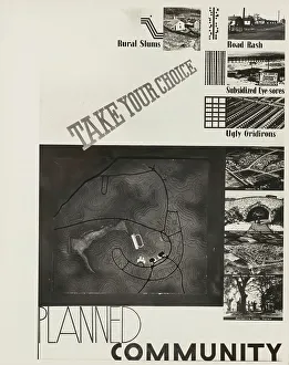 Choice Prints: Poster by Record Section, Suburban Resettlement Administration
