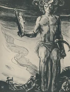 Charless Gallery: Poster for Thomas Hardys The Dynasts, 1919. Artist: Charless Ricketts