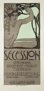 Private Collectionart Nouveau Prints: Poster for the VII Exhibition of the Vienna Secession