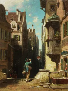 Mail Prints: Postman, c.1860. Creator: Spitzweg, Carl (1808-1885)