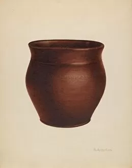 Nicholas Amantea Collection: Pot, c. 1938. Creator: Nicholas Amantea