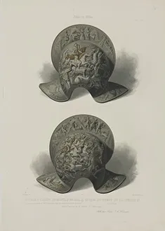 Shishak Prints: Pot helmet of King Sigismund I of Poland, c1850