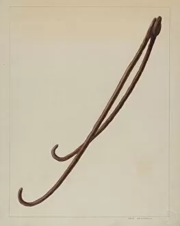 Fred Hassebrock Collection: Pot Hooks, c. 1938. Creator: Fred Hassebrock