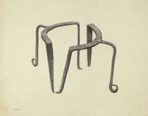 Trivet Prints: Pot Trivets, c. 1938. Creator: Salvatore Borrazzo