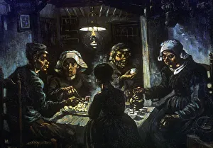 Men And Women Gallery: The Potato Eaters, 1885. Artist: Vincent van Gogh