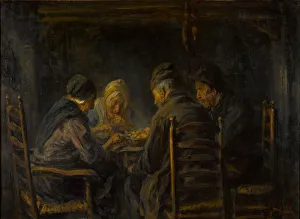 Israels Prints: Potato eaters, c. 1902. Artist: Israels, Jozef (1824-1911)