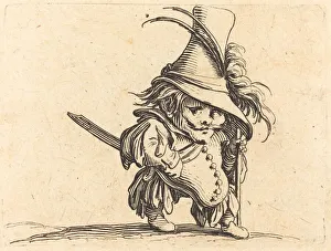 The Potbellied Man with the Tall Hat, c. 1622. Creator: Jacques Callot