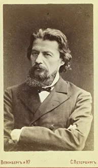 Potekhin, half-length portrait, facing slightly left, between 1880 and 1886. Creator: Unknown