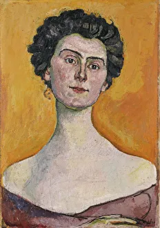 Potrait of Clara Pasche-Battie, 1914. Artist: Hodler, Ferdinand (1853-1918)