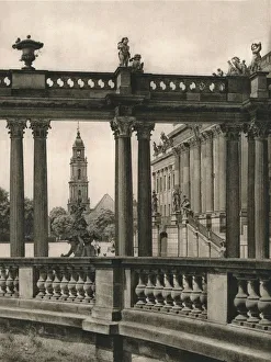 Deutschland Prints: Potsdam - Town Castle and Garrison Church, 1931. Artist: Kurt Hielscher