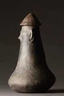 Pottery Cinerary Urn, 1300-700 BC. Artist: Prehistoric art
