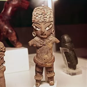 Pottery figure found in grave, known as Pretty Ladies, Guanajuato, Mexico, 2000BC-300