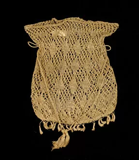 Crocheting Gallery: Pouch, American, 1840-50. Creator: Unknown