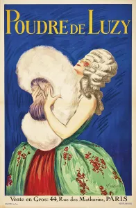 Cappiello Gallery: Poudre de Luzy, 1919