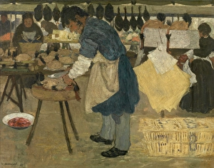 Butcher Prints: The Poulterer, 1897. Creator: Henri Evenepoel
