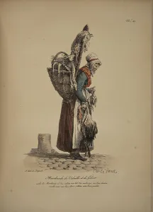 Merchants Prints: Poultry and game seller. From the Series Cris de Paris (The Cries of Paris)