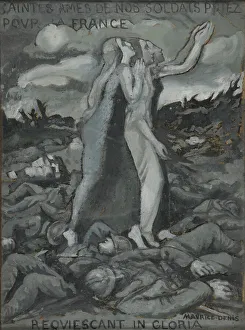 Great War Prints: Pour la France, ca 1918-1919. Creator: Denis, Maurice (1870-1943)