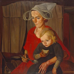 Breton Gallery: The Poverty, 1925. Artist: Grigoriev, Boris Dmitryevich (1886-1939)