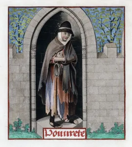 Henry Shaw Prints: Poverty, c1480, (1843). Artist: Henry Shaw