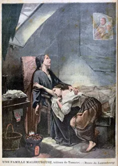 Hopeless Prints: The Poverty-Stricken Family, or The Suicide, 1849, (1897)
