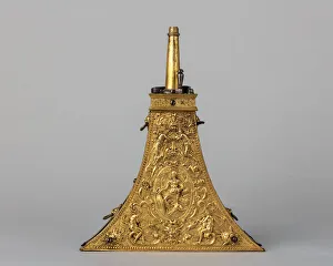 Powder Keg Prints: Powder Flask, French or Flemish, ca. 1560-80. Creator: Unknown
