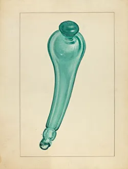 Powder Keg Prints: Powder Horn, c. 1936. Creator: John Fisk