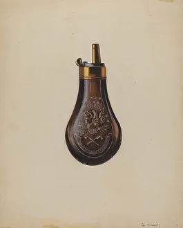 Stars Prints: Powder Horn, c. 1937. Creator: Grace Halpin