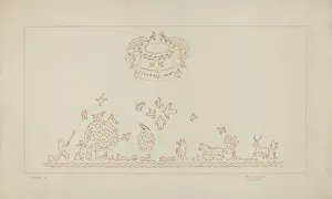 Watercolor On Paper Prints: Powder Horn, c. 1938. Creator: Edward L Loper