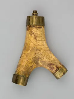 Staghorn Prints: Powder Horn, Germany, 1560. Creator: Unknown