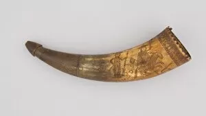 St Michael Gallery: Powder Horn, Mexican, dated March 10, 1809. Creator: Unknown