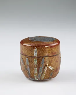 Lacquerware Prints: Powdered tea container (natsume), Edo period, late 18th-early 19th century