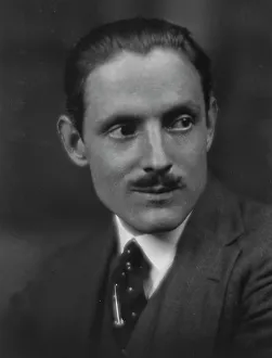 Slicked Back Prints: Powell, David, Mr. portrait photograph, 1916 Sept. 21. Creator: Arnold Genthe