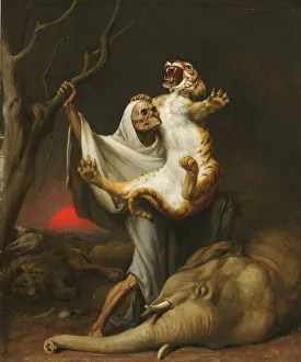 Vanity Prints: The Power of Death, c. 1890. Creator: Beard, William Holbrook (1824-1900)