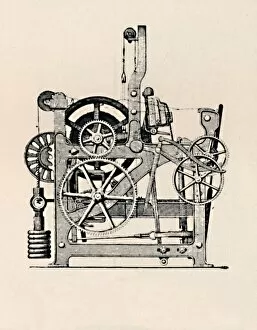 Traill Collection: Power Loom (Side View), 1836, (1904)