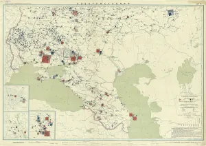 Cartographic Prints: Power Plants, 1934. Creator: Mikhail Alekseevich TSvetkov